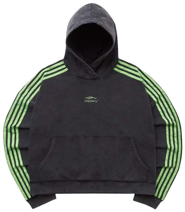 1602769_01.jpg.webp GV Gallery Raspberry Hills Reverse Grass Oversize Hoodie 'Black' - Image 1