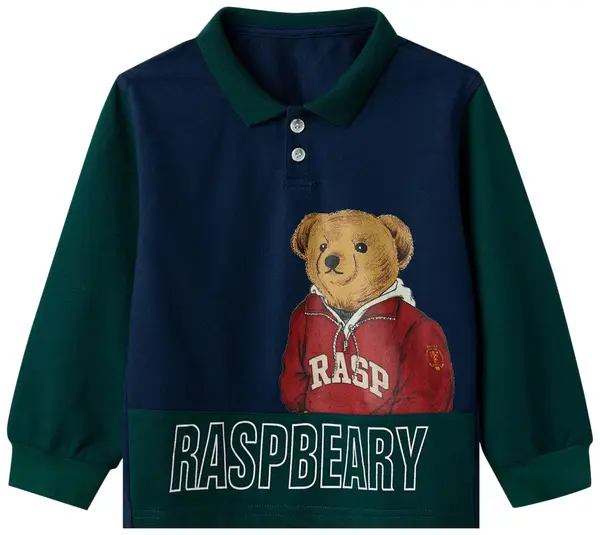 1656129_01.jpg-1.webp GV Gallery Raspbeary Polo 'Navy/Green' - Image 1