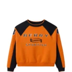 Raspberry Sportivo-print sweatshirt