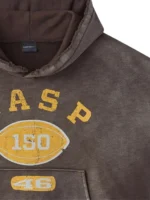 Rapberry Distressed Design Graphic Print Hoodie - Image 2