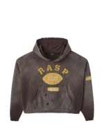 Rapberry Distressed Design Graphic Print Hoodie