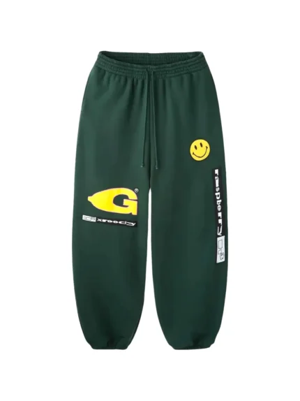 Raspberry X Greedy Unit track pants