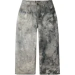 Raspberry Painter Distressed Effect Jeans