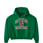 Raspberry Fiveways zip-up hoodie