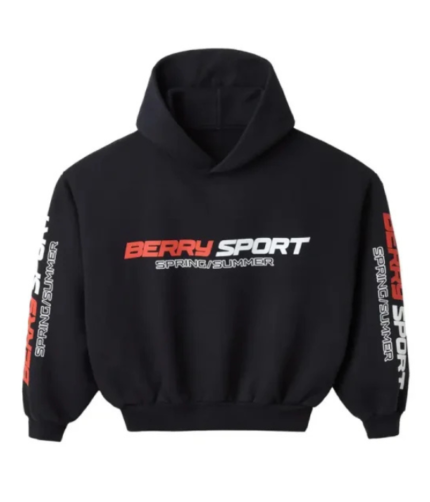 Gv Gallery Cropped Berry Sport Hoodie