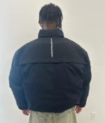 Gv Gallery Puffer Raspberry Jacket – Black - Image 2