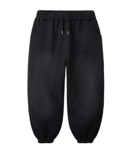 Gv Gallery Washed Black Scrunch Sweats