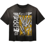 Raspberry Hills ‘Code 77’ Black Tee