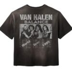 Goldvintage gallery raspberry Hills balance van halen black tee